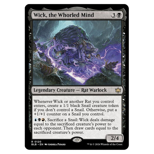 Magic The Gathering - Bloomburrow - Wick, the Whorled Mind - 0120