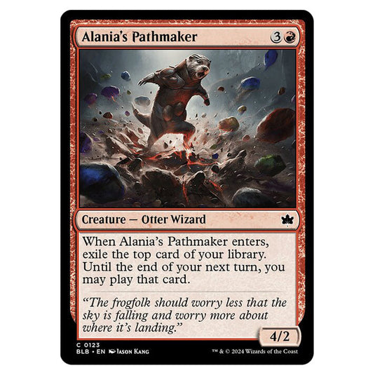 Magic The Gathering - Bloomburrow - Alania's Pathmaker - 0123