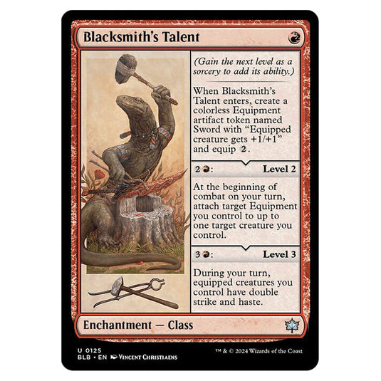 Magic The Gathering - Bloomburrow - Blacksmith's Talent - 0125