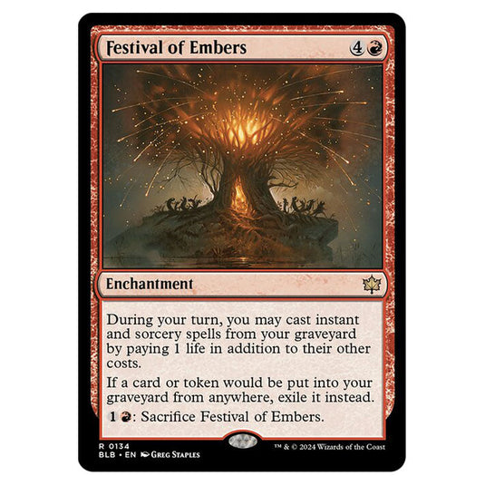 Magic The Gathering - Bloomburrow - Festival of Embers - 0134