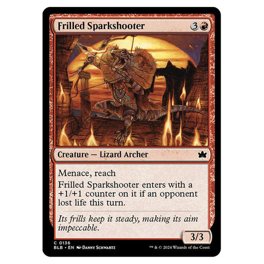 Magic The Gathering - Bloomburrow - Frilled Sparkshooter - 0136