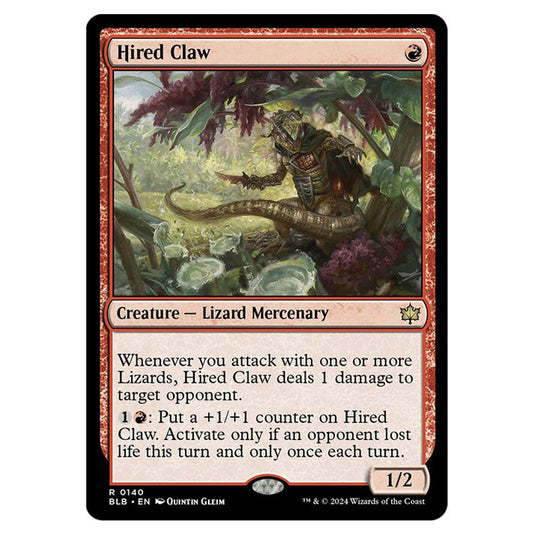 Magic The Gathering - Bloomburrow - Hired Claw - 0140