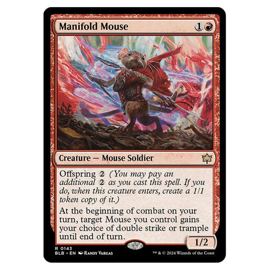 Magic The Gathering - Bloomburrow - Manifold Mouse - 0143