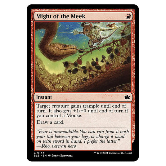 Magic The Gathering - Bloomburrow - Might of the Meek - 0144