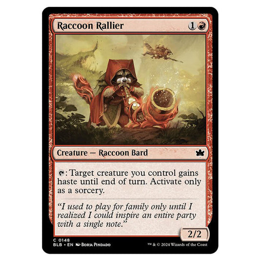 Magic The Gathering - Bloomburrow - Raccoon Rallier - 0148