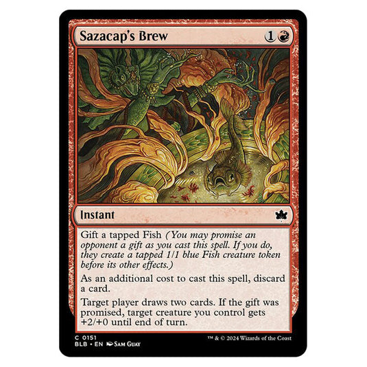 Magic The Gathering - Bloomburrow - Sazacap's Brew - 0151