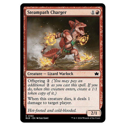 Magic The Gathering - Bloomburrow - Steampath Charger - 0153