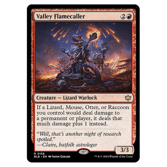 Magic The Gathering - Bloomburrow - Valley Flamecaller - 0158