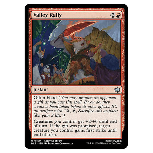 Magic The Gathering - Bloomburrow - Valley Rally - 0159