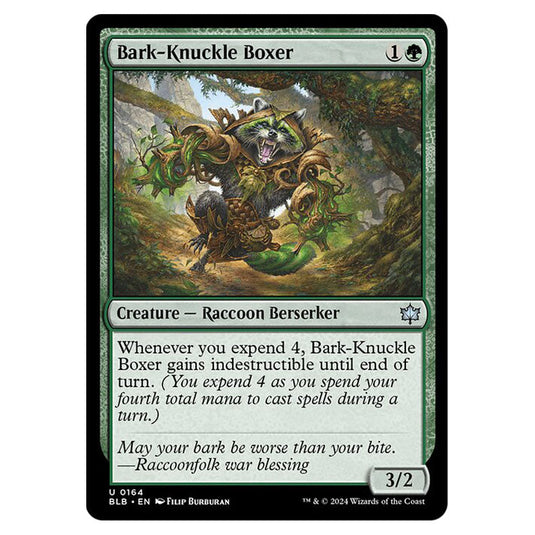 Magic The Gathering - Bloomburrow - Bark-Knuckle Boxer - 0164