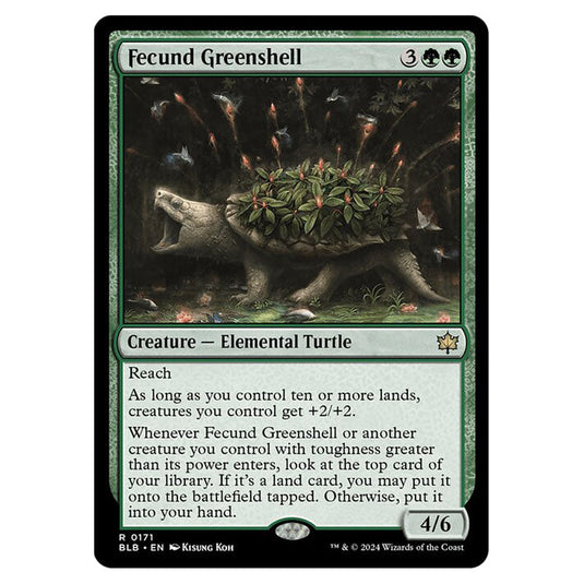 Magic The Gathering - Bloomburrow - Fecund Greenshell - 0171