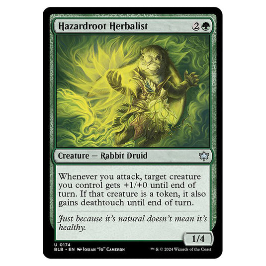 Magic The Gathering - Bloomburrow - Hazardroot Herbalist - 0174