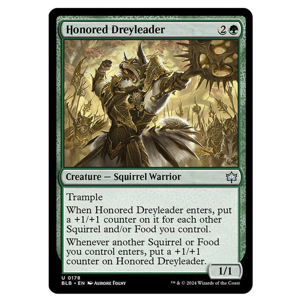 Magic The Gathering - Bloomburrow - Honored Dreyleader