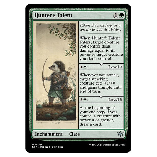 Magic The Gathering - Bloomburrow - Hunter's Talent - 0179