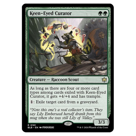 Magic The Gathering - Bloomburrow - Keen-Eyed Curator - 0181