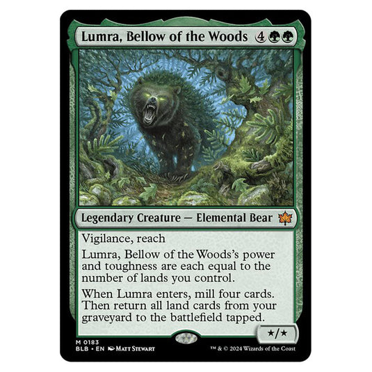 Magic The Gathering - Bloomburrow - Lumra, Bellow of the Woods - 0183