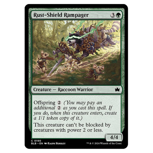 Magic The Gathering - Bloomburrow - Rust-Shield Rampager - 0190