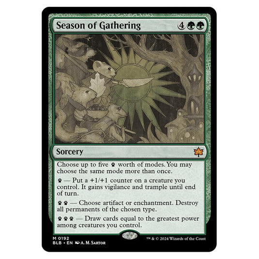 Magic The Gathering - Bloomburrow - Season of Gathering - 0192