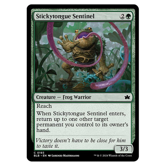 Magic The Gathering - Bloomburrow - Stickytongue Sentinel - 0193