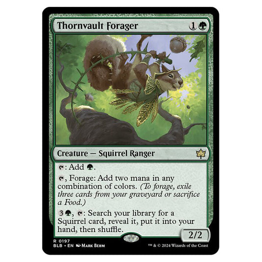 Magic The Gathering - Bloomburrow - Thornvault Forager - 0197