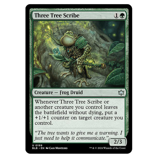 Magic The Gathering - Bloomburrow - Three Tree Scribe - 0199