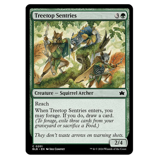 Magic The Gathering - Bloomburrow - Treetop Sentries - 0201