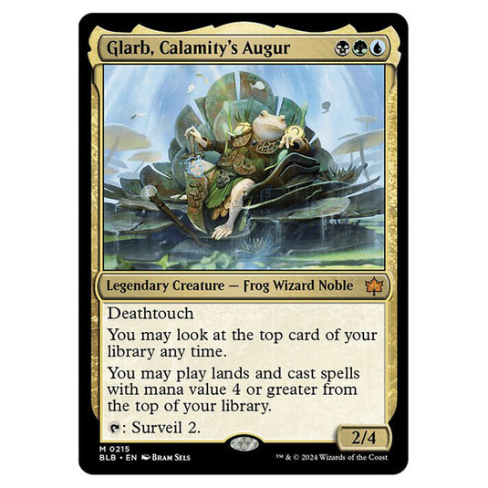 Magic The Gathering - Bloomburrow - Glarb, Calamity's Augur - 0215