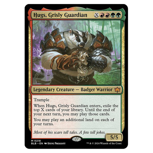 Magic The Gathering - Bloomburrow - Hugs, Grisly Guardian - 0218