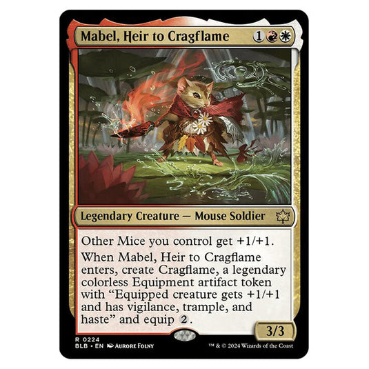 Magic The Gathering - Bloomburrow - Mabel, Heir to Cragflame - 0224