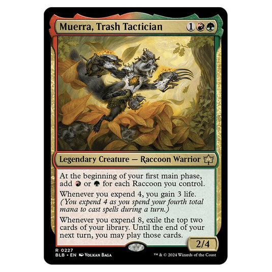 Magic The Gathering - Bloomburrow - Muerra, Trash Tactician - 0227