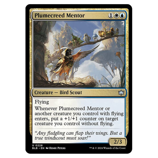 Magic The Gathering - Bloomburrow - Plumecreed Mentor - 0228