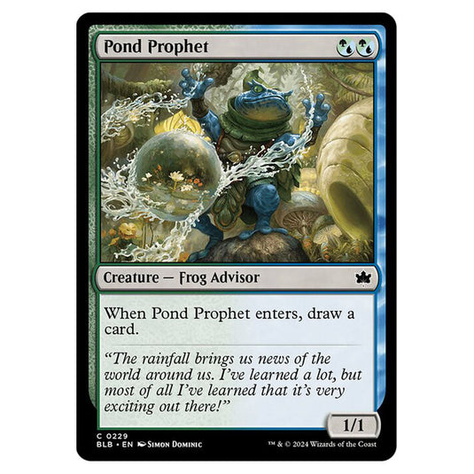 Magic The Gathering - Bloomburrow - Pond Prophet - 0229