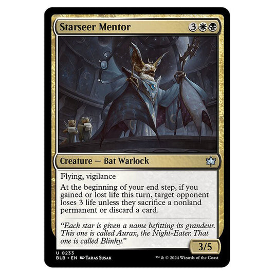 Magic The Gathering - Bloomburrow - Starseer Mentor - 0233