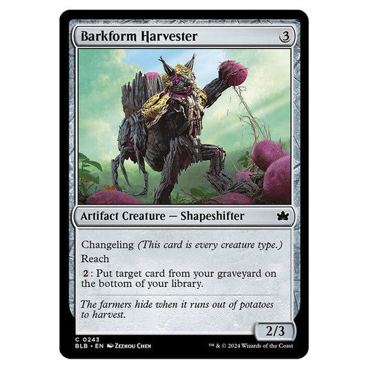 Magic The Gathering - Bloomburrow - Barkform Harvester - 0243