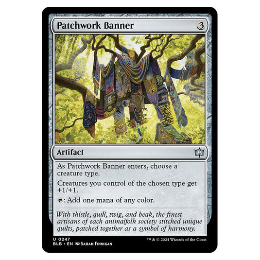 Magic The Gathering - Bloomburrow - Patchwork Banner - 0247