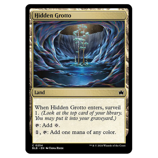 Magic The Gathering - Bloomburrow - Hidden Grotto - 0254