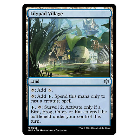 Magic The Gathering - Bloomburrow - Lilypad Village - 0255