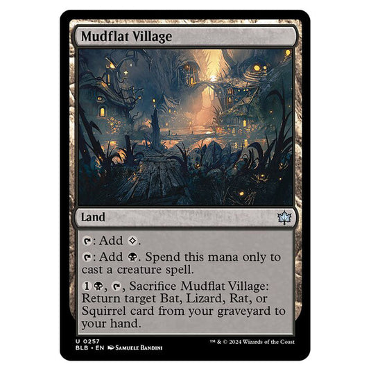 Magic The Gathering - Bloomburrow - Mudflat Village - 0257