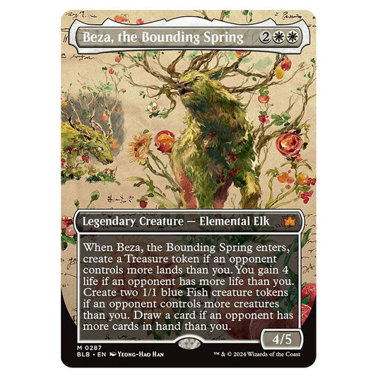 Magic The Gathering - Bloomburrow - Beza, the Bounding Spring - 0287