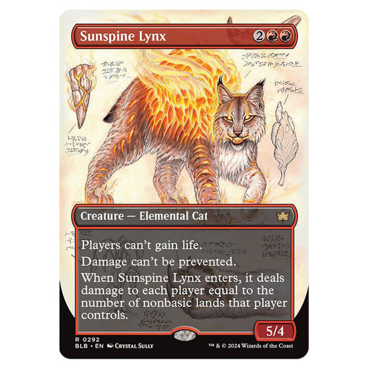 Magic The Gathering - Bloomburrow - Sunspine Lynx - 0292