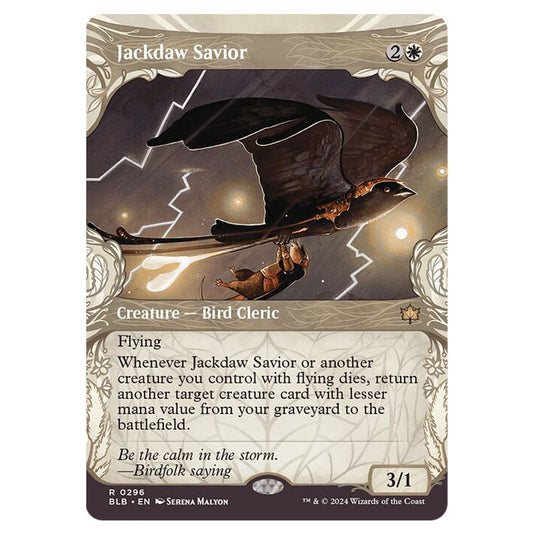 Magic The Gathering - Bloomburrow - Jackdaw Savior - 0296