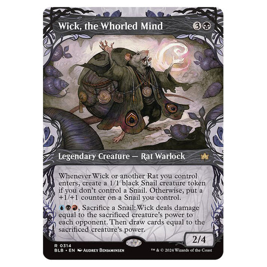 Magic The Gathering - Bloomburrow - Wick, the Whorled Mind - 0314