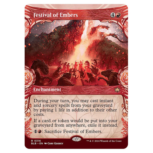 Magic The Gathering - Bloomburrow - Festival of Embers - 0316