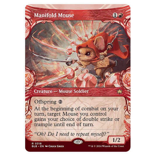 Magic The Gathering - Bloomburrow - Manifold Mouse - 0318