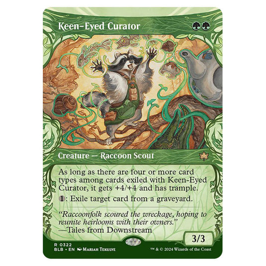 Magic The Gathering - Bloomburrow - Keen-Eyed Curator - 0322