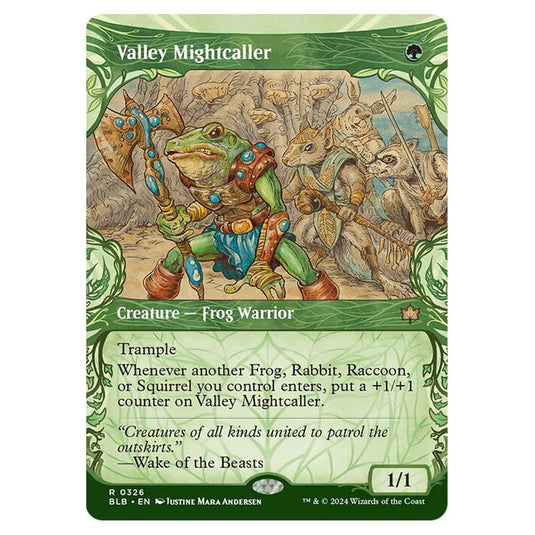 Magic The Gathering - Bloomburrow - Valley Mightcaller - 0326