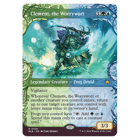 Magic The Gathering - Bloomburrow - Clement, the Worrywort - 0329