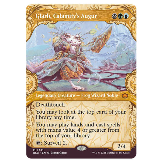 Magic The Gathering - Bloomburrow - Glarb, Calamity's Augur - 0331