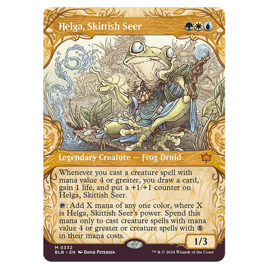 Magic The Gathering - Bloomburrow - Helga, Skittish Seer - 0332