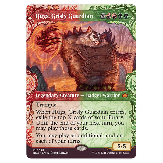 Magic The Gathering - Bloomburrow - Hugs, Grisly Guardian - 0333